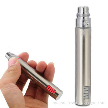 Color LED Light Display Battery Variable Voltage Silver Bullet E Cigar